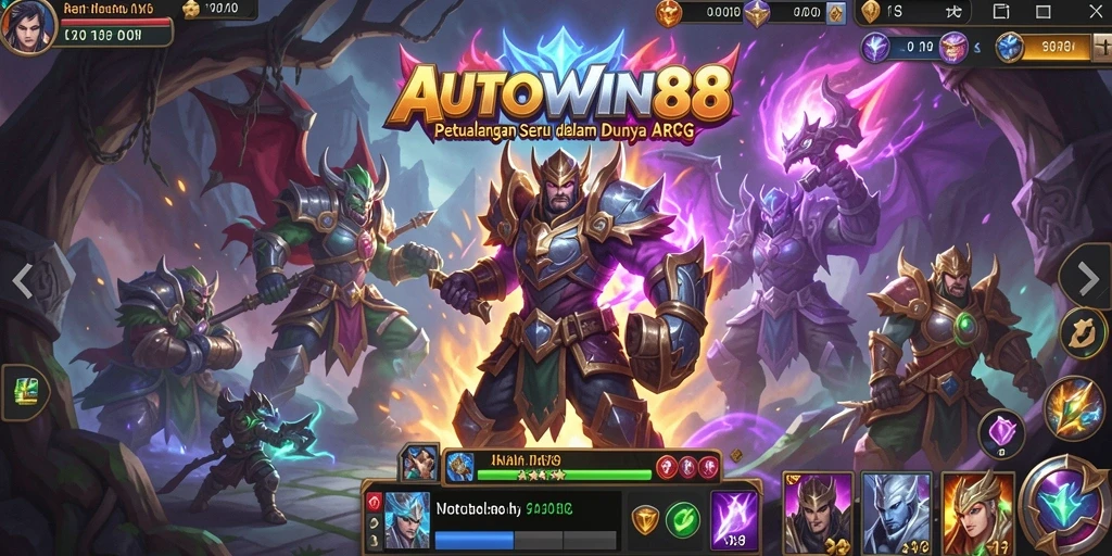 Tampilan gameplay menakjubkan dari AUTOWIN88 di dunia ARPG.