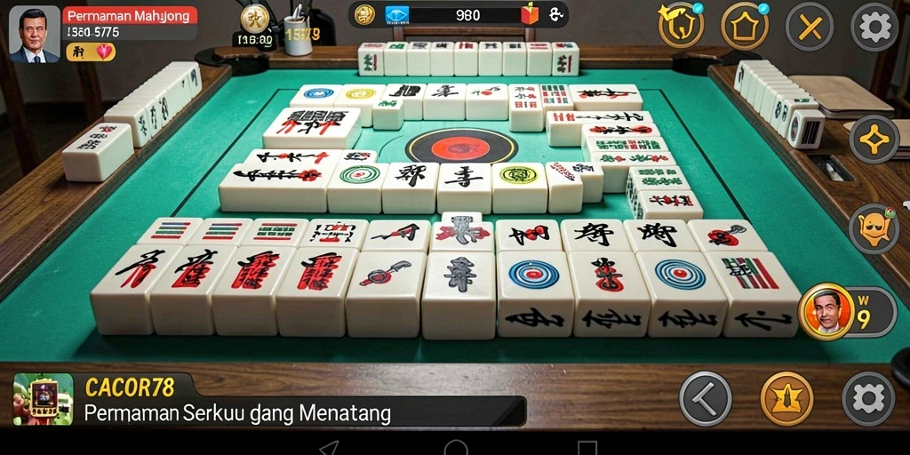 Tampilan gameplay menantang dari CACOR78 yang penuh warna.