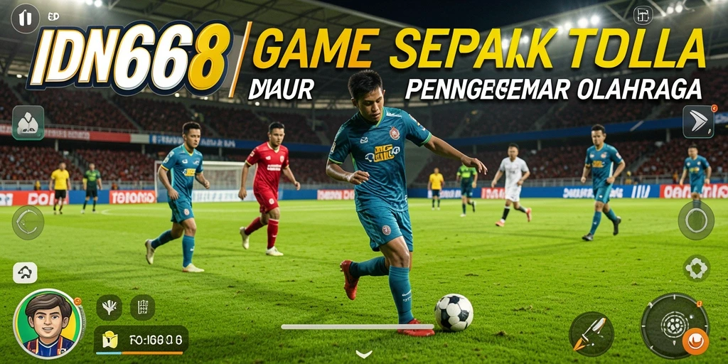 Tampilan gameplay IDN668 yang seru dan menegangkan di lapangan.