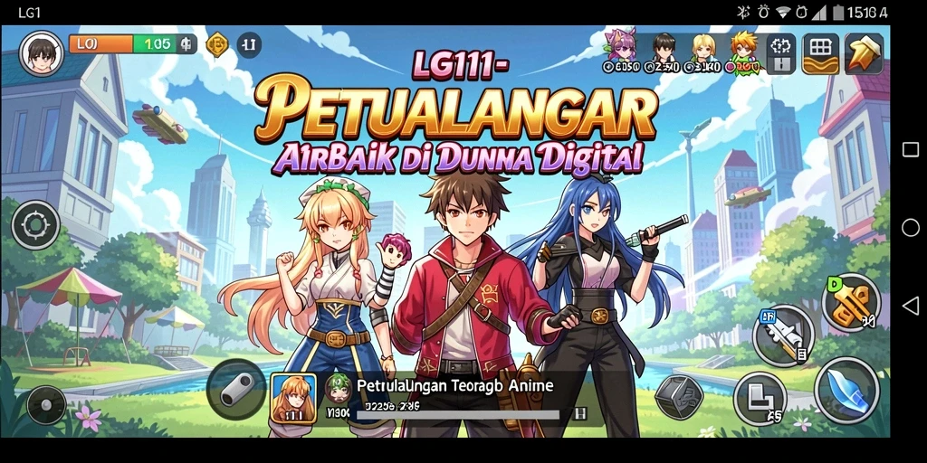 Tampilan utama gameplay LG111 yang menakjubkan dan penuh aksi.
