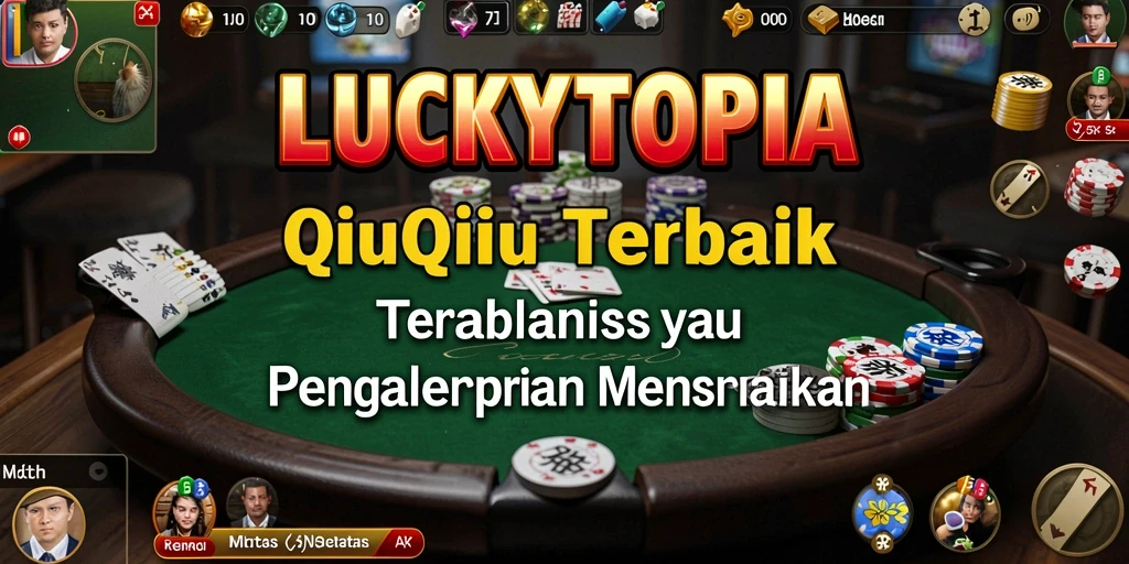 Tampilan menarik dari gameplay LUCKYTOPIA yang menegangkan.