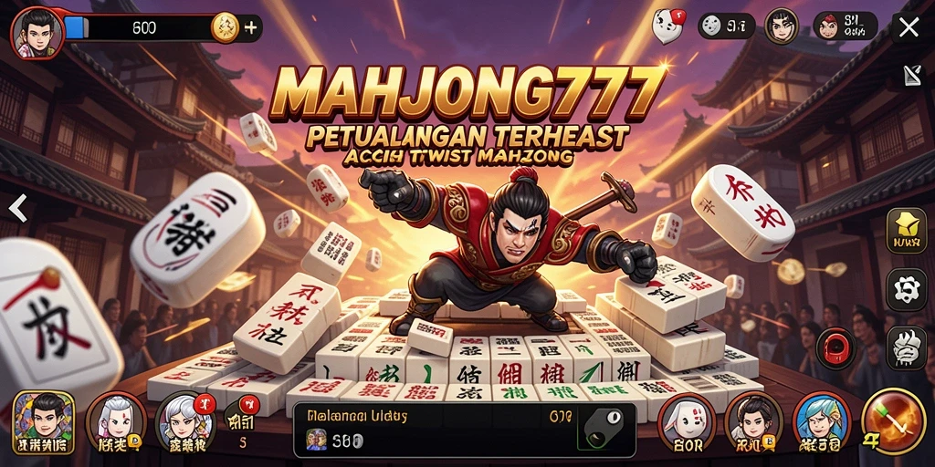 Tampilan gameplay MAHJONG777 yang menegangkan dan menarik.
