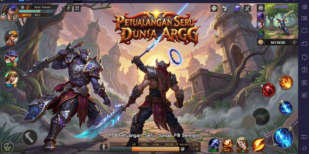Gambaran gameplay RP8 yang mendebarkan dan penuh aksi.