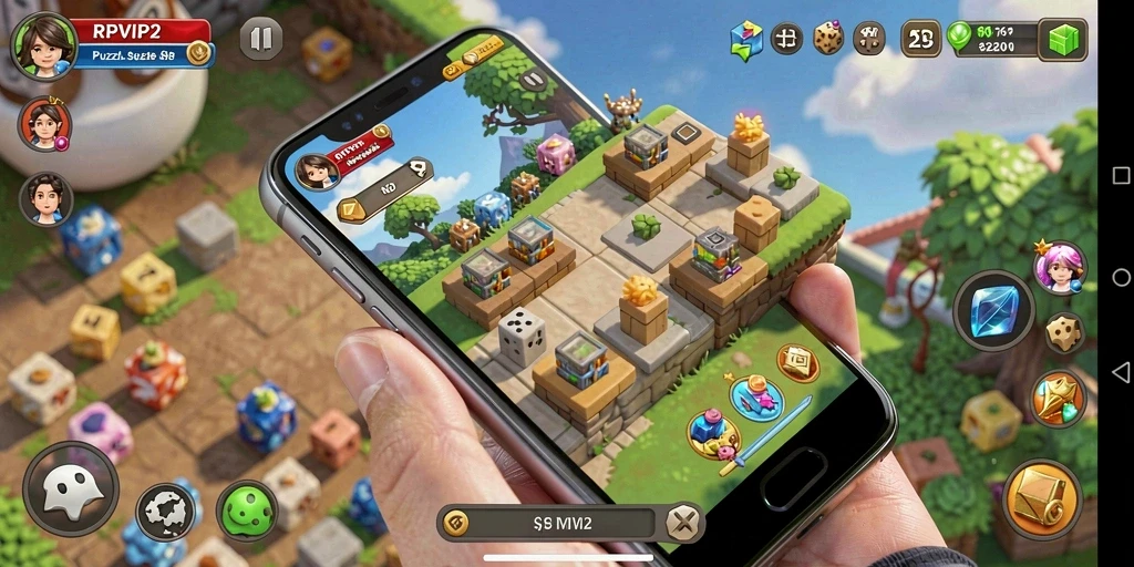Tampilan gameplay RPVIP2 yang menarik dan penuh tantangan.