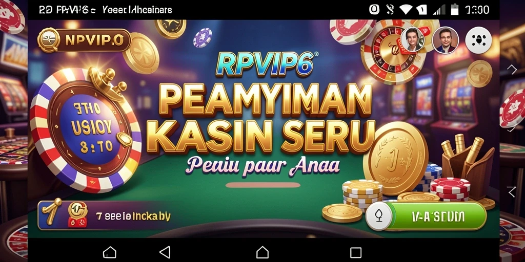 Screenshot RPVIP6 menampilkan gameplay kasino yang mendebarkan.