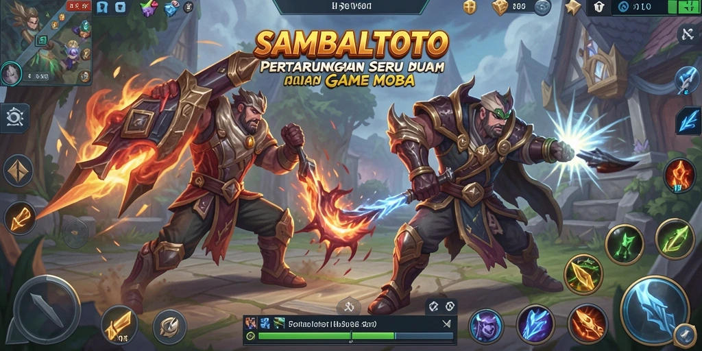 Gameplay seru di SAMBALTOTO dengan pertarungan tim strategis.