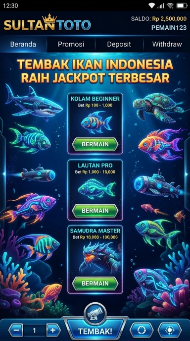 Tampak fitur pencarian yang efisien di aplikasi sultantoto.